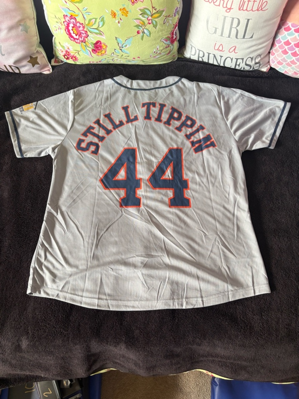 Houston Astros #44 STILL TIPPING grey jersey unisex men’s XL